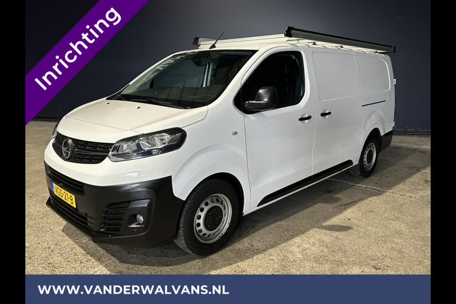 Opel Vivaro 2.0 CDTI 123pk **BPM VRIJ voor de Ondernemer** L3H1 inrichting Euro6 Airco | 2x zijdeur | Imperiaal | 2500kg Trekhaak Navigatie, Camera, Apple Carplay, Android Auto, Cruisecontrol, Parkeersensoren, Bijrijdersbank