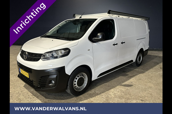 Opel Vivaro 2.0 CDTI 123pk **BPM VRIJ voor de Ondernemer** L3H1 inrichting Euro6 Airco | 2x zijdeur | Imperiaal | 2500kg Trekhaak Navigatie, Camera, Apple Carplay, Android Auto, Cruisecontrol, Parkeersensoren, Bijrijdersbank