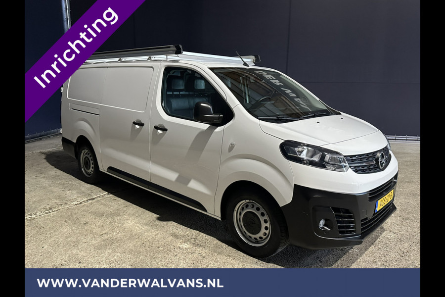 Opel Vivaro 2.0 CDTI 123pk **BPM VRIJ voor de Ondernemer** L3H1 inrichting Euro6 Airco | 2x zijdeur | Imperiaal | 2500kg Trekhaak Navigatie, Camera, Apple Carplay, Android Auto, Cruisecontrol, Parkeersensoren, Bijrijdersbank