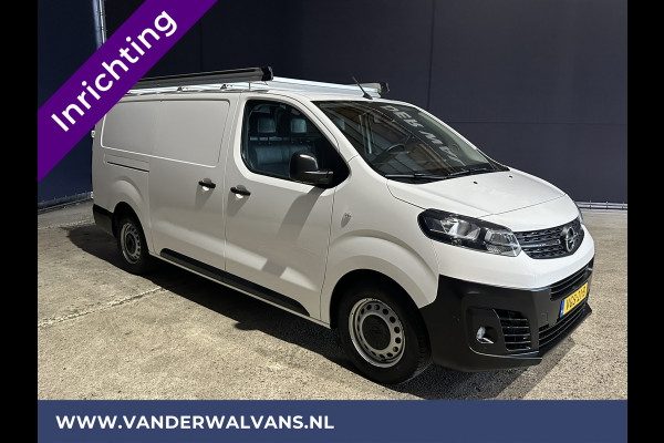 Opel Vivaro 2.0 CDTI 123pk **BPM VRIJ voor de Ondernemer** L3H1 inrichting Euro6 Airco | 2x zijdeur | Imperiaal | 2500kg Trekhaak Navigatie, Camera, Apple Carplay, Android Auto, Cruisecontrol, Parkeersensoren, Bijrijdersbank