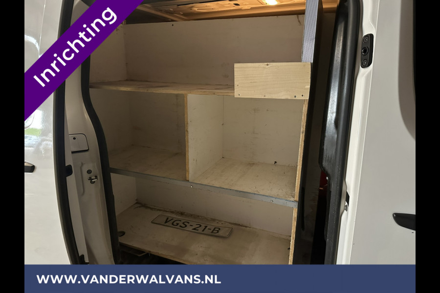 Opel Vivaro 2.0 CDTI 123pk **BPM VRIJ voor de Ondernemer** L3H1 inrichting Euro6 Airco | 2x zijdeur | Imperiaal | 2500kg Trekhaak Navigatie, Camera, Apple Carplay, Android Auto, Cruisecontrol, Parkeersensoren, Bijrijdersbank