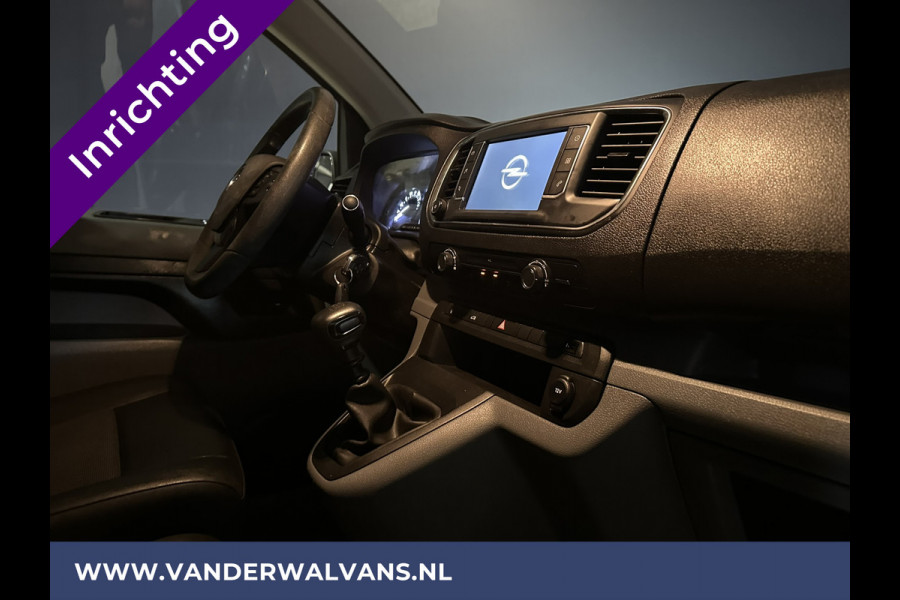 Opel Vivaro 2.0 CDTI 123pk **BPM VRIJ voor de Ondernemer** L3H1 inrichting Euro6 Airco | 2x zijdeur | Imperiaal | 2500kg Trekhaak Navigatie, Camera, Apple Carplay, Android Auto, Cruisecontrol, Parkeersensoren, Bijrijdersbank