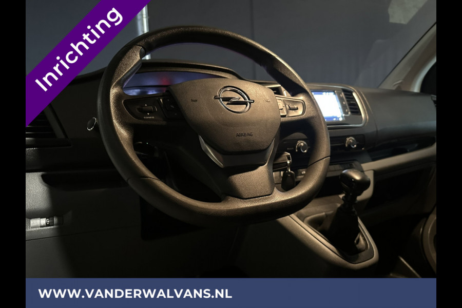 Opel Vivaro 2.0 CDTI 123pk **BPM VRIJ voor de Ondernemer** L3H1 inrichting Euro6 Airco | 2x zijdeur | Imperiaal | 2500kg Trekhaak Navigatie, Camera, Apple Carplay, Android Auto, Cruisecontrol, Parkeersensoren, Bijrijdersbank