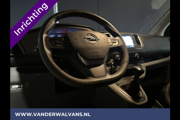 Opel Vivaro 2.0 CDTI 123pk **BPM VRIJ voor de Ondernemer** L3H1 inrichting Euro6 Airco | 2x zijdeur | Imperiaal | 2500kg Trekhaak Navigatie, Camera, Apple Carplay, Android Auto, Cruisecontrol, Parkeersensoren, Bijrijdersbank