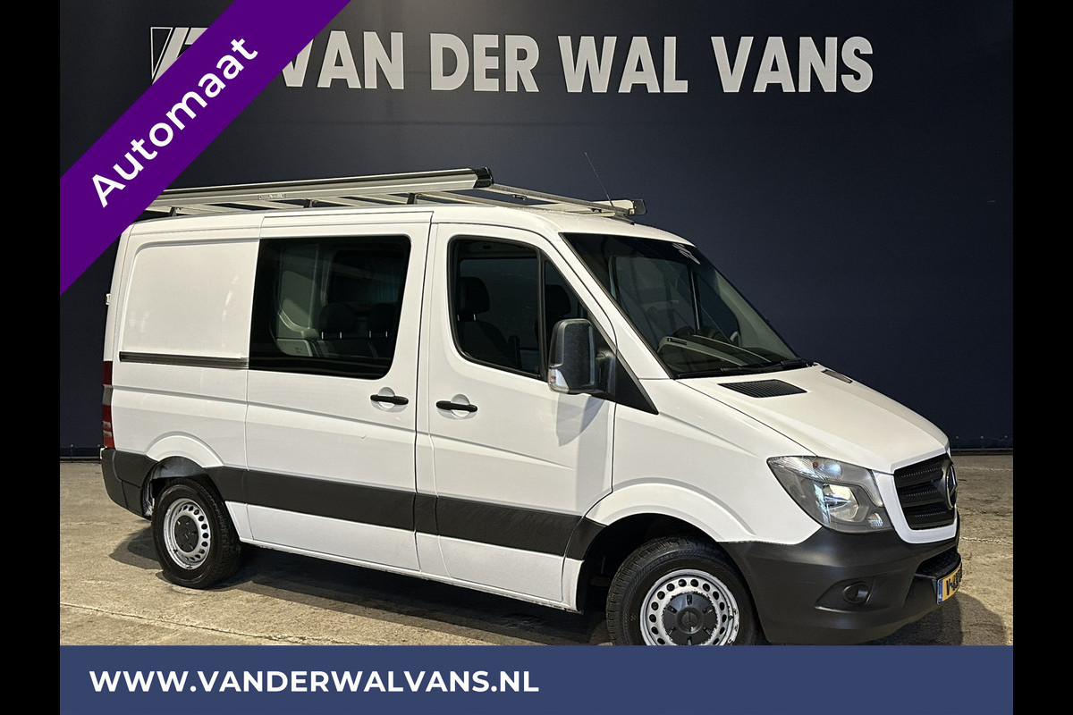 Mercedes-Benz Sprinter 211 CDI Automaat **BPM VRIJ voor de Ondernemer** L1H1 Dubbele Cabine Euro6 Airco | 6-Zits Cruisecontrol, Imperiaal, Trekhaak