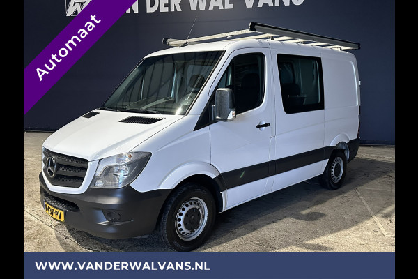 Mercedes-Benz Sprinter 211 CDI Automaat **BPM VRIJ voor de Ondernemer** L1H1 Dubbele Cabine Euro6 Airco | 6-Zits Cruisecontrol, Imperiaal, Trekhaak