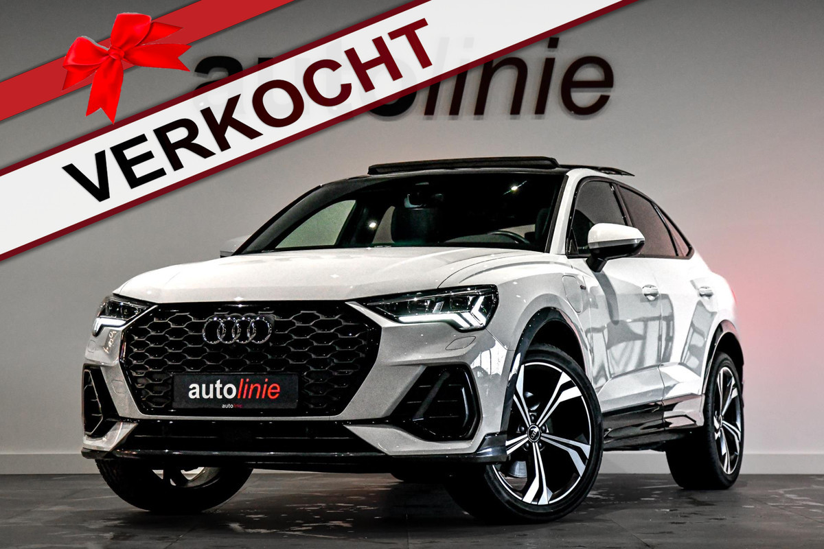 Audi Q3 Sportback 45 TFSI e 3x S-Line BTW. Pano, Memory, 360, ACC, Sonos, Keyless, Sfeer, Dodeh, Matrix!