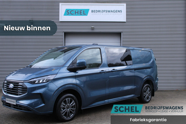 Ford Transit Custom 320 2.0 TDCI L2H1 Limited DC 170pk - Adaptive Cruise - Blind Spot - Navigatie - LED - Stoelverwarming - Rijklaar