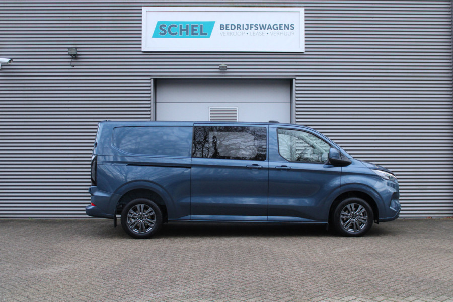 Ford Transit Custom 320 2.0 TDCI L2H1 Limited DC 170pk - Adaptive Cruise - Blind Spot - Navigatie - LED - Stoelverwarming - Rijklaar