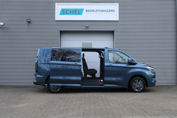 Ford Transit Custom 320 2.0 TDCI L2H1 Limited DC 170pk - Adaptive Cruise - Blind Spot - Navigatie - LED - Stoelverwarming - Rijklaar