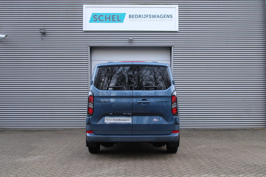 Ford Transit Custom 320 2.0 TDCI L2H1 Limited DC 170pk - Adaptive Cruise - Blind Spot - Navigatie - LED - Stoelverwarming - Rijklaar