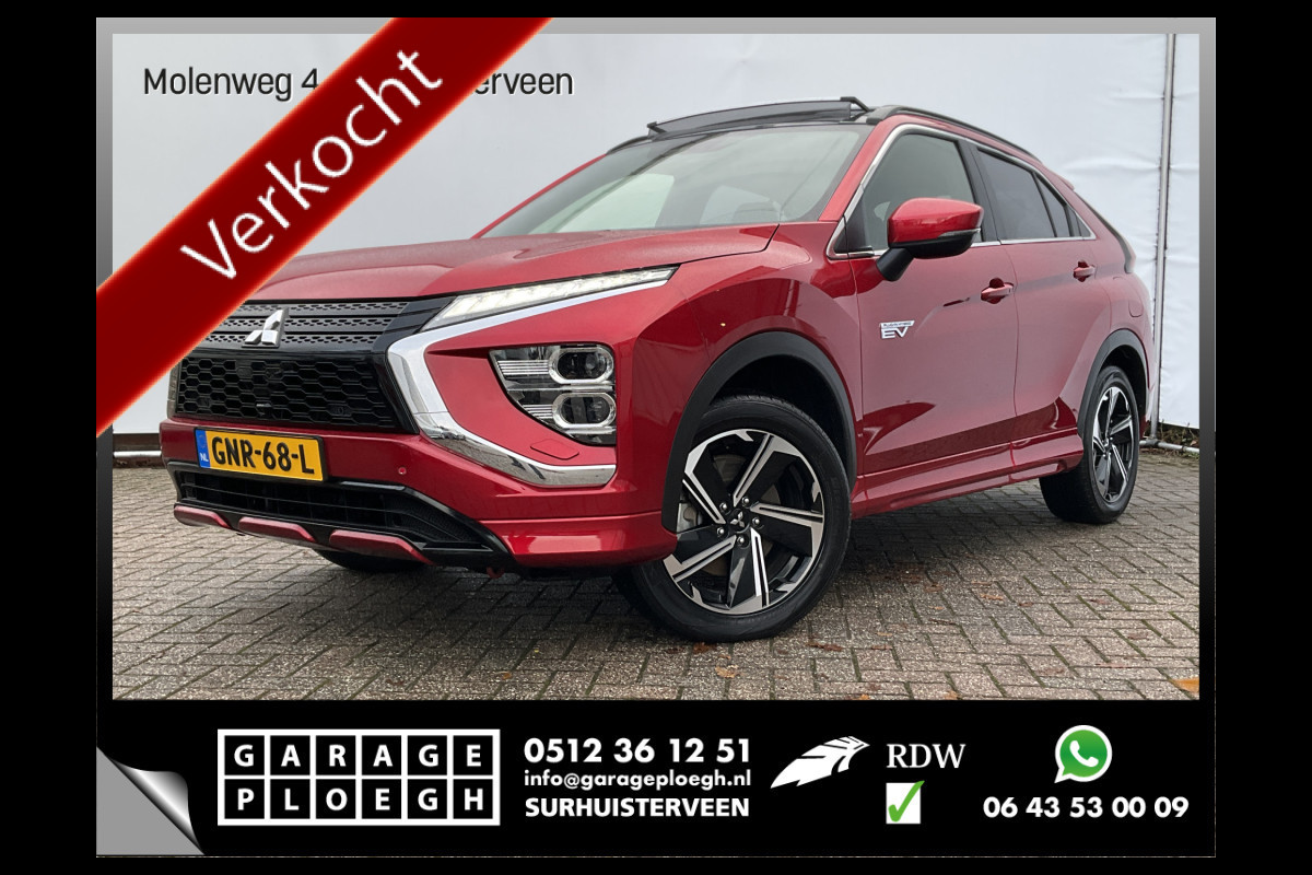 Mitsubishi Eclipse Cross 2.4 PHEV Leer Pano Nav/cam Stoelverw v+a Instyle