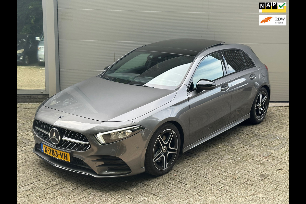 Mercedes-Benz A-Klasse 220 Premium Plus AMG l Pano l LED Xenon l Sfeerverlichting l Volledig onderhouden l Rijdt & Schakelt super