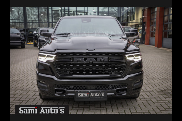 Dodge Ram 1500 LIMITED NIGHT H.O 540PK 706 Nm 2025 | XB9 | MASSAGE | BOM VOL | CREW CAB | DUBBELE CABINE | GRIJSKENTEKEN | €99950,- EXCL BTW | DE MEEST LUXUEUZE en BEGEERDE Pick-up VOORRAAD NR 2330 - 7407