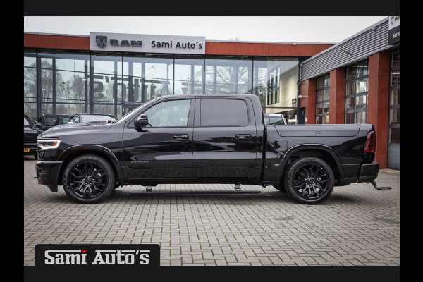 Dodge Ram 1500 LIMITED NIGHT H.O 540PK 706 Nm 2025 | XB9 | MASSAGE | BOM VOL | CREW CAB | DUBBELE CABINE | GRIJSKENTEKEN | €99950,- EXCL BTW | DE MEEST LUXUEUZE en BEGEERDE Pick-up VOORRAAD NR 2330 - 7407