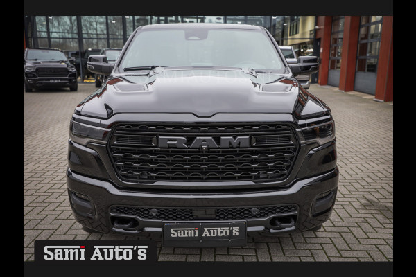 Dodge Ram 1500 LIMITED NIGHT 540PK 706 Nm HIGH OUTPUT | XB9 | MASSAGE | BOM VOL | CREW CAB | DUBBELE CABINE | GRIJSKENTEKEN | DE MEEST LUXUEUZE en BEGEERDE Pick-up VOORRAAD NR 2337 - 7694