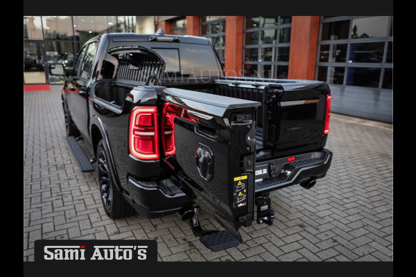 Dodge Ram 1500 LIMITED NIGHT HIGH OUTPUT H.O 540PK 706 Nm 2025 | XB9 | MASSAGE | BOM VOL | CREW CAB | DUBBELE CABINE | GRIJSKENTEKEN | DE MEEST LUXUEUZE en BEGEERDE Pick-up VOORRAAD NR 2332 - 5179