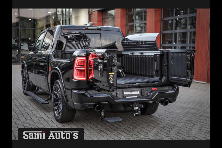 Dodge Ram 1500 LIMITED NIGHT HIGH OUTPUT H.O 540PK 706 Nm 2025 | XB9 | MASSAGE | BOM VOL | CREW CAB | DUBBELE CABINE | GRIJSKENTEKEN | DE MEEST LUXUEUZE en BEGEERDE Pick-up VOORRAAD NR 2332 - 5179