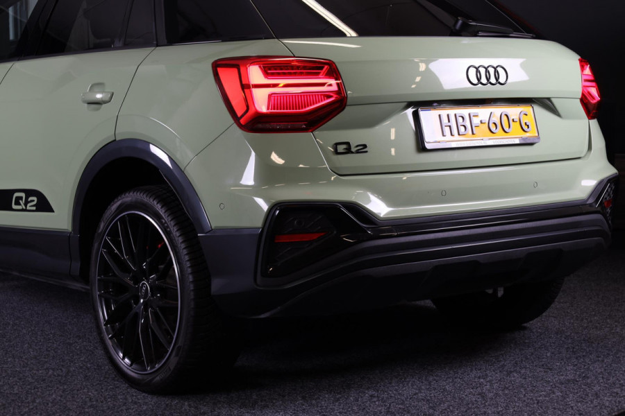 Audi Q2 35 TFSI Edition ONE S Line / AUT / ACC / Open Pano / Virtual Cockpit / Lane Assist / Leder / Navi / Camera / Led / 19 Inch