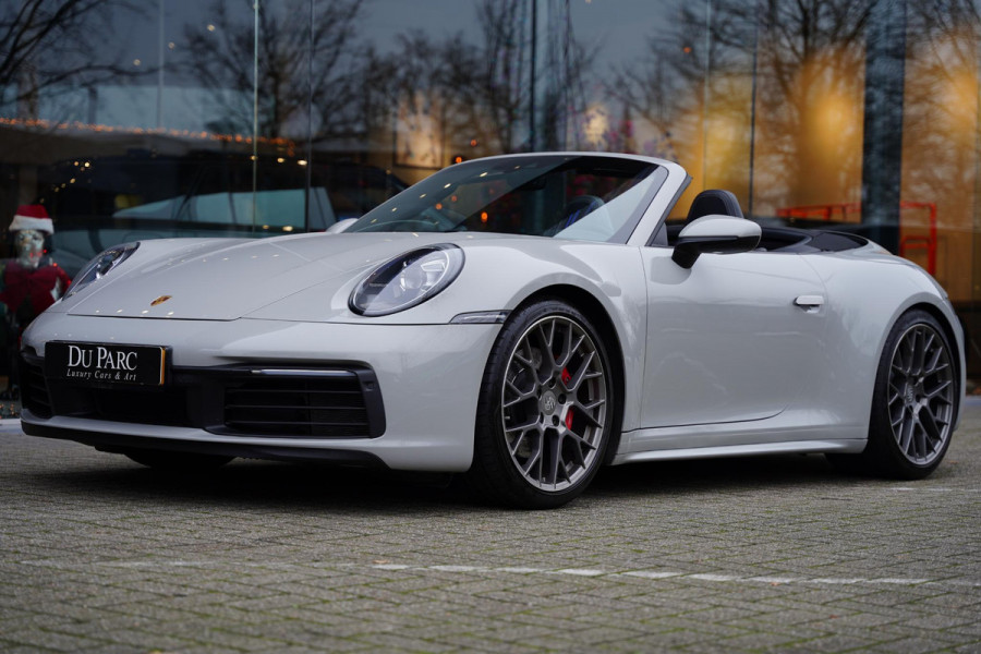 Porsche 911 992 Cabriolet 3.0 Carrera 4 S Krijtgrijs Sportuitlaat Bose