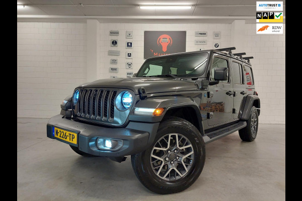 Jeep Wrangler Unlimited 80th Anniversary 4xe 380 | 1 JAAR GARANTIE, VOL OPTIES EN MET VELE EXCLUSIEVE EXTRA'S (ZIE TEKST) !