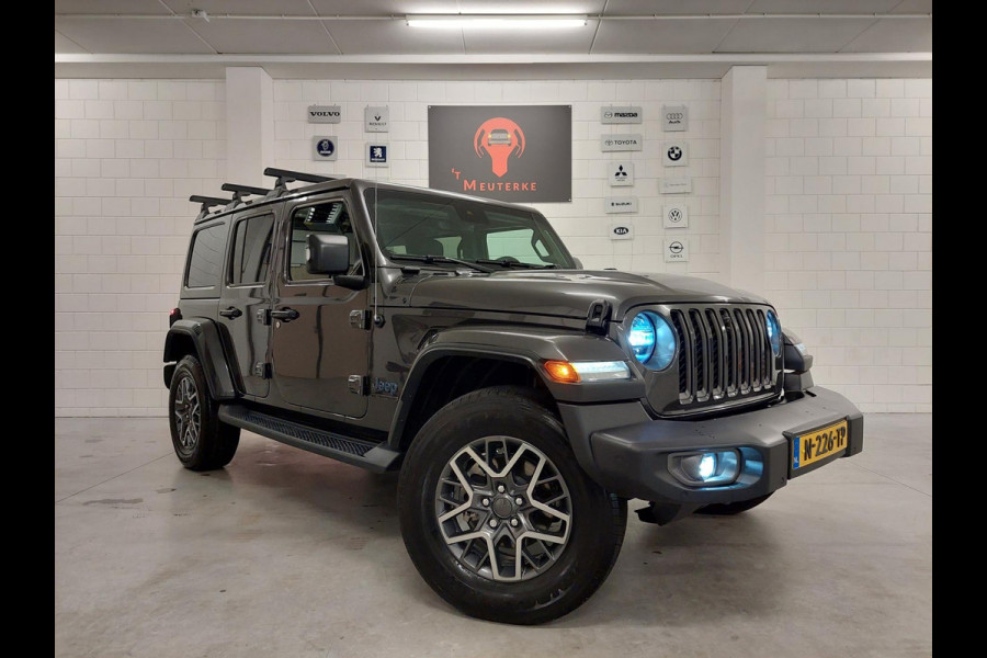 Jeep Wrangler Unlimited 80th Anniversary 4xe 380 | 1 JAAR GARANTIE, VOL OPTIES EN MET VELE EXCLUSIEVE EXTRA'S (ZIE TEKST) !