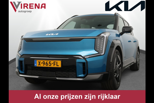 Kia EV9 Launch Edition GT-Line AWD 100 kWh * Rijdende Demo * - Navigatiesysteem 12,3 inch scherm - Batterijverwarming - Digitale Key - Head-up display - Bi-directioneel laden & Slimladen (V2G/V2H) - Fabrieksgarantie Tot 2030