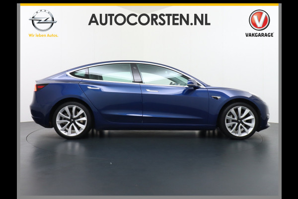 Tesla Model 3 Long Range *gereserveerd* 75kWh 463PK FSD-voorber. Premium Audio 4wd Lmv 19" AutoPilot Panoramadak Camera's Leder Adaptive-Cruis Stoel en achterbank verwarming Keyless Electr.Stoelen+Memory+Easy-Entry WiFi Origineel Nederlandse auto Grootste accu, Tot 16,5kwh thuis-laden.