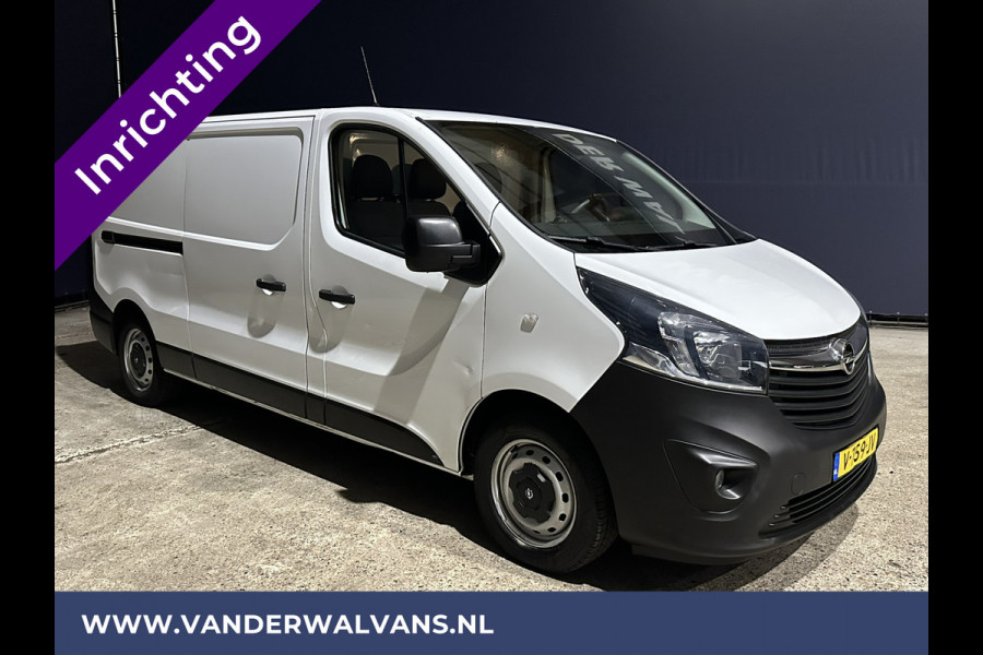 Opel Vivaro 1.6 CDTI 126pk **BPM VRIJ voor de Ondernemer** L2H1 inrichting Euro6 Airco | Navigatie | Camera | Trekhaak Parkeersensoren, LED, Cruisecontrol, Bijrijdersbank