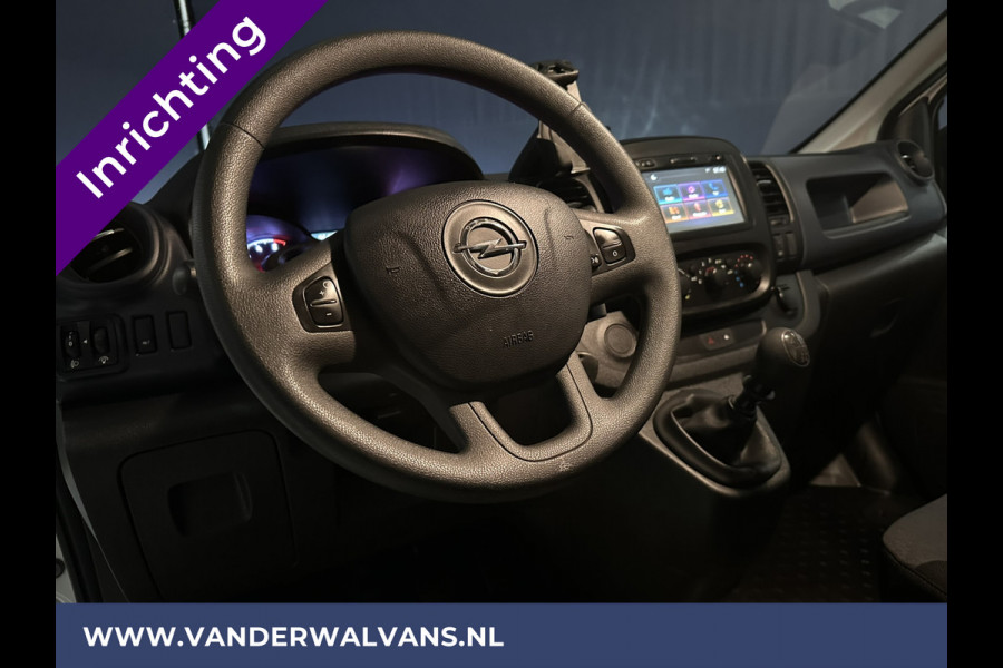 Opel Vivaro 1.6 CDTI 126pk **BPM VRIJ voor de Ondernemer** L2H1 inrichting Euro6 Airco | Navigatie | Camera | Trekhaak Parkeersensoren, LED, Cruisecontrol, Bijrijdersbank