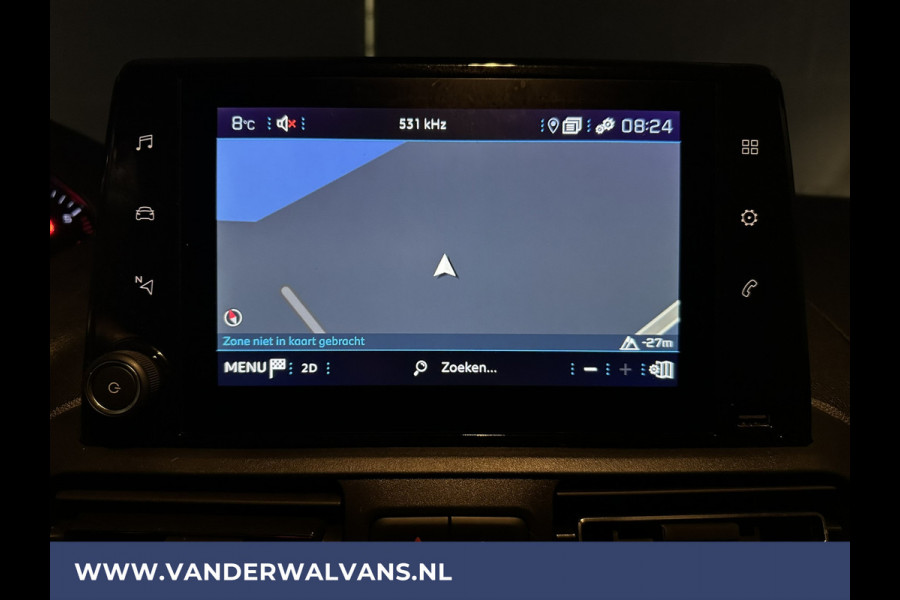 Peugeot Partner 1.5 BlueHDi 131pk **BPM VRIJ voor de Ondernemer** L1H1 Euro6 Airco | 3-Zits | Navigatie | Camera Apple Carplay, Android Auto, Cruisecontrol, Parkeersensoren, bijrijdersbank