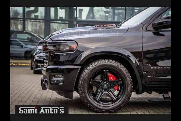 Dodge Ram NIGHT PREMIUM | BOM VOL + 14.4 INCH SCHERM | LUCHTVERING | HUD | HURRICAN 420PK 636 Nm | PRIJS MET LPG EN COVER EN GARANTIE | DUBBELE CABINE | PICK UP | 5 PERSOONS | DC | GRIJSKENTEKEN | VOORRAAD NR 2233 - 7672