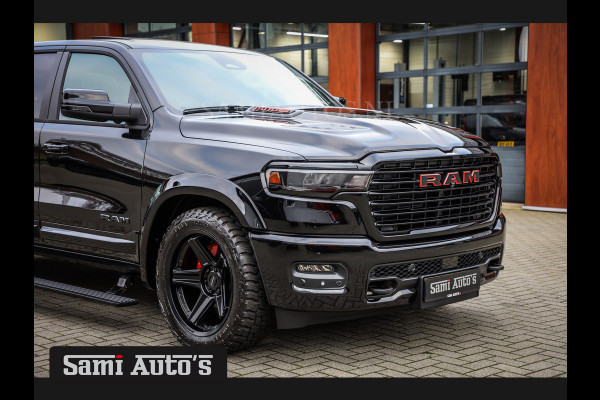 Dodge Ram NIGHT PREMIUM | BOM VOL + 14.4 INCH SCHERM | LUCHTVERING | HUD | HURRICAN 420PK 636 Nm | PRIJS MET LPG EN COVER EN GARANTIE | DUBBELE CABINE | PICK UP | 5 PERSOONS | DC | GRIJSKENTEKEN | VOORRAAD NR 2233 - 7672