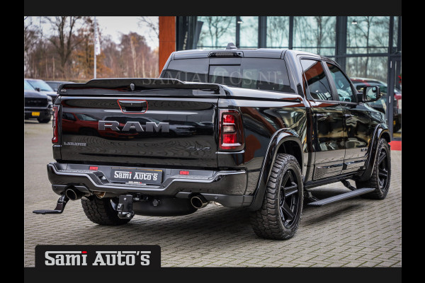 Dodge Ram NIGHT PREMIUM | BOM VOL + 14.4 INCH SCHERM | LUCHTVERING | HUD | HURRICAN 420PK 636 Nm | PRIJS MET LPG EN COVER EN GARANTIE | DUBBELE CABINE | PICK UP | 5 PERSOONS | DC | GRIJSKENTEKEN | VOORRAAD NR 2233 - 7672