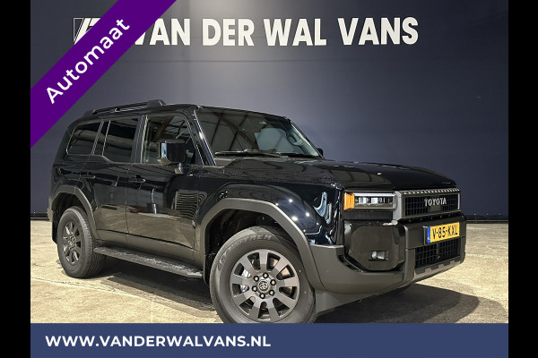 Toyota Land Cruiser 2.8 D-4D 206pk Automaat Full Option Black Edition 4x4 **BPM VRIJ** Euro6 Airco | 3500kg trekvermogen navigatie, 360 camera, adaptieve cruisecontrol, Lederen bekleding stoelverwarming, LED, Velgen