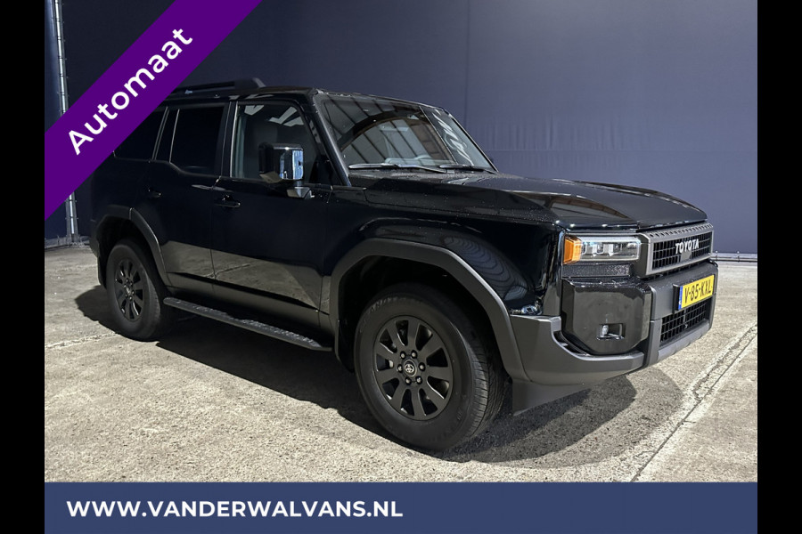 Toyota Land Cruiser 2.8 D-4D 206pk Automaat Full Option Black Edition 4x4 **BPM VRIJ** Euro6 Airco | 3500kg trekvermogen navigatie, 360 camera, adaptieve cruisecontrol, Lederen bekleding stoelverwarming, LED, Velgen