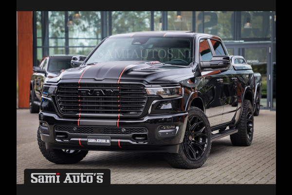 Dodge Ram 2025 LARAMIE SPORT HURRICANE 420PK 636 Nm | PRIJS MET LPG EN COVER EN GARANTIE | DUBBELE CABINE | PICK UP | 5 PERSOONS | DC | GRIJSKENTEKEN | VOORAAD 2189 - 9768