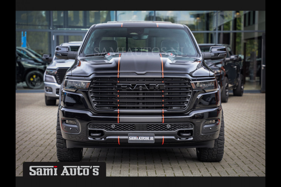 Dodge Ram 2025 LARAMIE SPORT HURRICANE 420PK 636 Nm | PRIJS MET LPG EN COVER EN GARANTIE | DUBBELE CABINE | PICK UP | 5 PERSOONS | DC | GRIJSKENTEKEN | VOORAAD 2189 - 9768