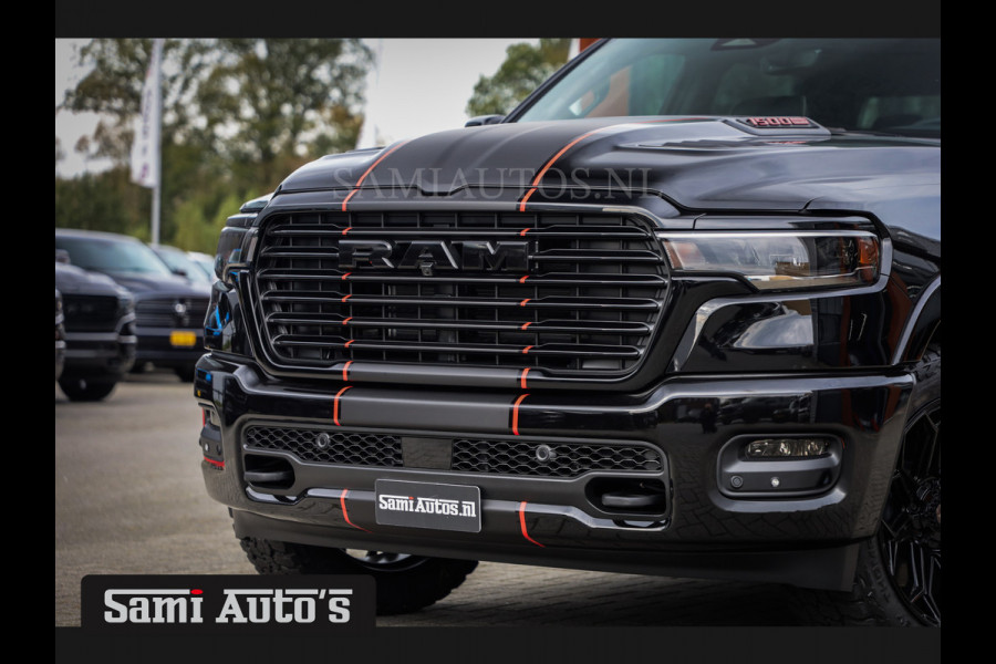 Dodge Ram 2025 LARAMIE SPORT HURRICANE 420PK 636 Nm | PRIJS MET LPG EN COVER EN GARANTIE | DUBBELE CABINE | PICK UP | 5 PERSOONS | DC | GRIJSKENTEKEN | VOORAAD 2189 - 9768