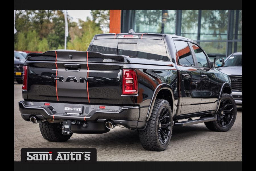 Dodge Ram 2025 LARAMIE SPORT HURRICANE 420PK 636 Nm | PRIJS MET LPG EN COVER EN GARANTIE | DUBBELE CABINE | PICK UP | 5 PERSOONS | DC | GRIJSKENTEKEN | VOORAAD 2189 - 9768