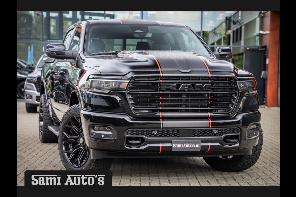 Dodge Ram 2025 LARAMIE SPORT HURRICANE 420PK 636 Nm | PRIJS MET LPG EN COVER EN GARANTIE | DUBBELE CABINE | PICK UP | 5 PERSOONS | DC | GRIJSKENTEKEN | VOORAAD 2189 - 9768