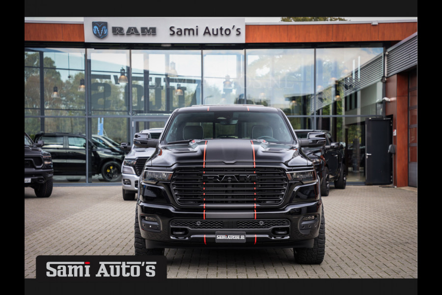 Dodge Ram 2025 LARAMIE SPORT HURRICANE 420PK 636 Nm | PRIJS MET LPG EN COVER EN GARANTIE | DUBBELE CABINE | PICK UP | 5 PERSOONS | DC | GRIJSKENTEKEN | VOORAAD 2189 - 9768