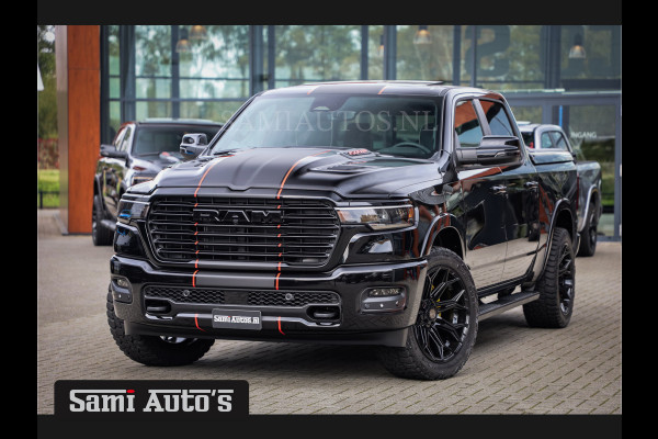 Dodge Ram 2025 LARAMIE SPORT HURRICANE 420PK 636 Nm | PRIJS MET LPG EN COVER EN GARANTIE | DUBBELE CABINE | PICK UP | 5 PERSOONS | DC | GRIJSKENTEKEN | VOORAAD 2189 - 9768