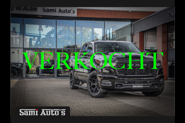 Dodge Ram NIGHT PREMIUM 2025 | BOM VOL + 14.4 INCH SCHERM | LUCHTVERING | HUD | HURRICAN 420PK 636 Nm | PRIJS MET LPG EN COVER EN GARANTIE DUBBELE CABINE | PICK UP | 5 PERSOONS | DC | GRIJSKENTEKEN | VOORRAAD NR 2214 - 4963