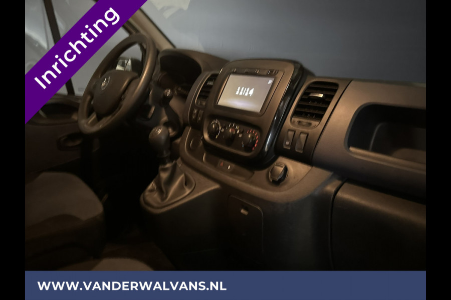 Opel Vivaro 1.6 CDTI 126pk **BPM VRIJ voor de Ondernemer** L2H1 inrichting Euro6 Airco | Navigatie | Camera LED, cruisecontrol, Trekhaak, Parkeersensoren, Bijrijdersbank