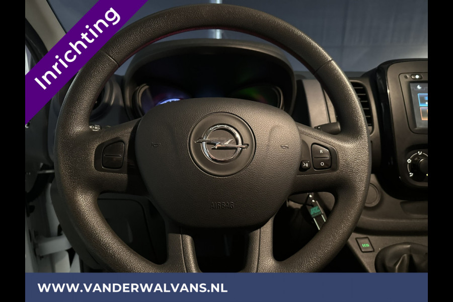 Opel Vivaro 1.6 CDTI 126pk **BPM VRIJ voor de Ondernemer** L2H1 inrichting Euro6 Airco | Navigatie | Camera LED, cruisecontrol, Trekhaak, Parkeersensoren, Bijrijdersbank