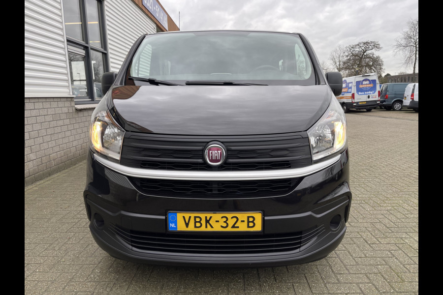 Fiat Talento 1.6 MJ 125pk EcoJet L2H1 DC 6 persoons / vaste prijs rijklaar € 20.950 ex btw / lease vanaf € 375 / zwart metallic / airco / cruise / navigatie / lichtmetalen velgen / trekhaak / isofix !