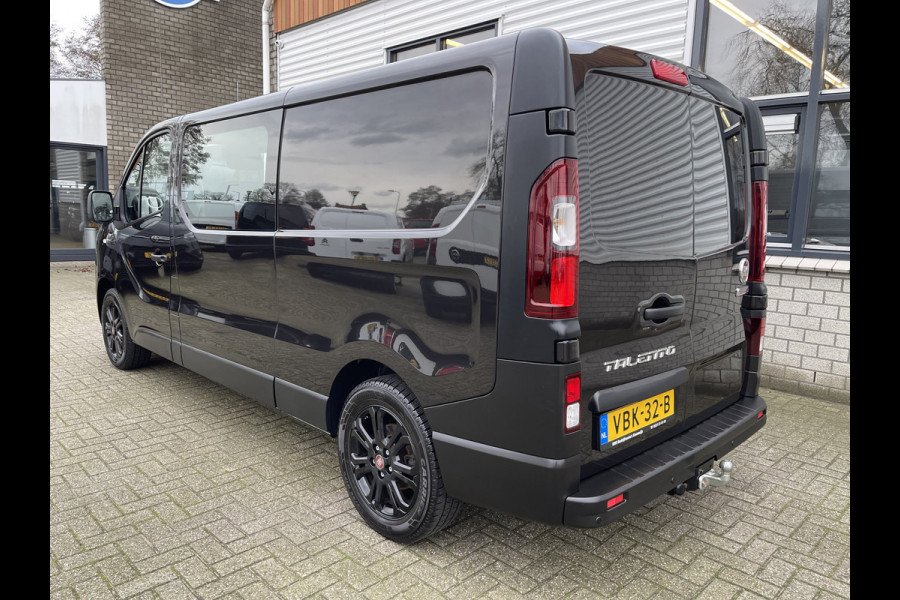 Fiat Talento 1.6 MJ 125pk EcoJet L2H1 DC 6 persoons / vaste prijs rijklaar € 20.950 ex btw / lease vanaf € 375 / zwart metallic / airco / cruise / navigatie / lichtmetalen velgen / trekhaak / isofix !