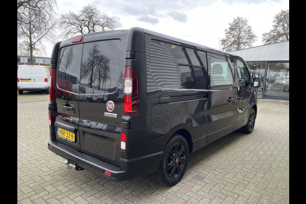 Fiat Talento 1.6 MJ 125pk EcoJet L2H1 DC 6 persoons / vaste prijs rijklaar € 20.950 ex btw / lease vanaf € 375 / zwart metallic / airco / cruise / navigatie / lichtmetalen velgen / trekhaak / isofix !