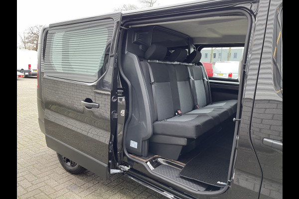 Fiat Talento 1.6 MJ 125pk EcoJet L2H1 DC 6 persoons / vaste prijs rijklaar € 20.950 ex btw / lease vanaf € 375 / zwart metallic / airco / cruise / navigatie / lichtmetalen velgen / trekhaak / isofix !